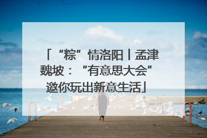 “粽”情洛阳丨孟津魏坡：“有意思大会”邀你玩出新意生活