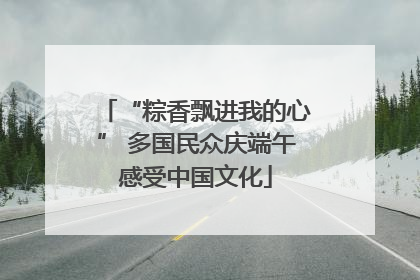 “粽香飘进我的心” 多国民众庆端午感受中国文化