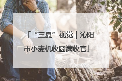 “三夏”视觉｜沁阳市小麦机收圆满收官