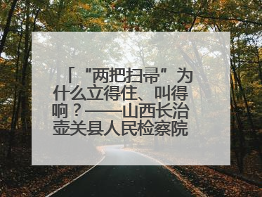 “两把扫帚”为什么立得住、叫得响？——山西长治壶关县人民检察院打造特色党建品牌激活发展动能