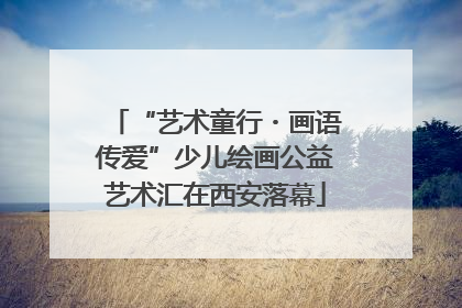 “艺术童行・画语传爱”少儿绘画公益艺术汇在西安落幕