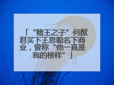 “赌王之子”何猷君买下王思聪名下商业，曾称“他一直是我的榜样”