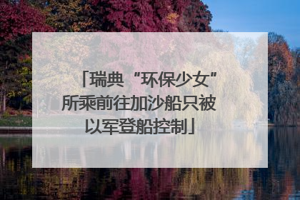瑞典“环保少女”所乘前往加沙船只被以军登船控制