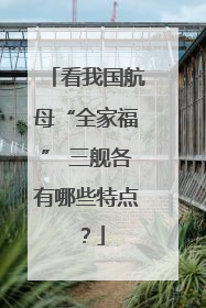看我国航母“全家福” 三舰各有哪些特点？