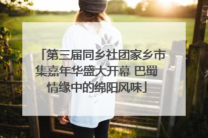 第三届同乡社团家乡市集嘉年华盛大开幕 巴蜀情缘中的绵阳风味