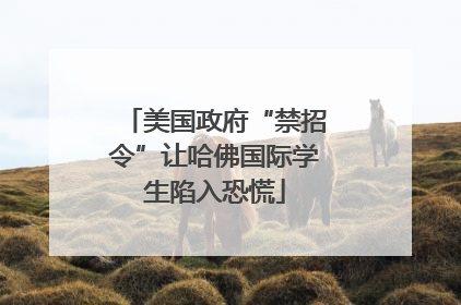 美国政府“禁招令”让哈佛国际学生陷入恐慌