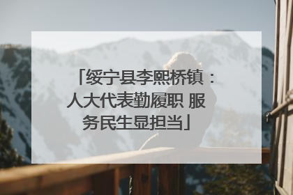 绥宁县李熙桥镇：人大代表勤履职 服务民生显担当