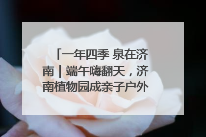 一年四季 泉在济南｜端午嗨翻天，济南植物园成亲子户外热门打卡地