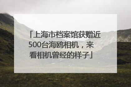 上海市档案馆获赠近500台海鸥相机，来看相机曾经的样子