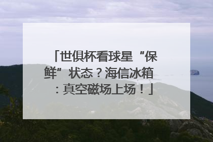 世俱杯看球星“保鲜”状态？海信冰箱：真空磁场上场！