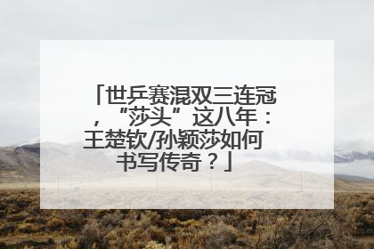 世乒赛混双三连冠，“莎头”这八年：王楚钦/孙颖莎如何书写传奇？