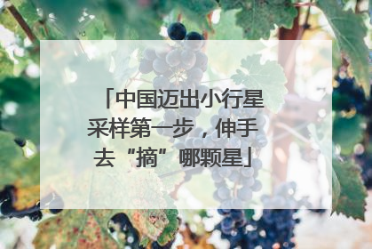 中国迈出小行星采样第一步，伸手去“摘”哪颗星