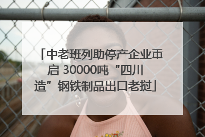 中老班列助停产企业重启 30000吨“四川造”钢铁制品出口老挝