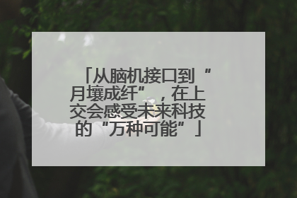 从脑机接口到“月壤成纤”，在上交会感受未来科技的“万种可能”