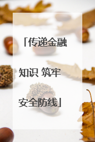 传递金融知识 筑牢安全防线