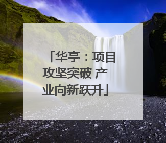 华亭：项目攻坚突破 产业向新跃升