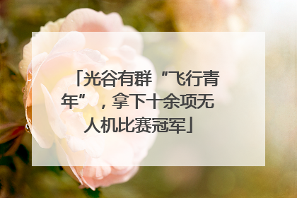 光谷有群“飞行青年”，拿下十余项无人机比赛冠军