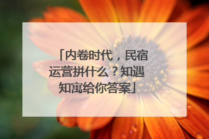 内卷时代，民宿运营拼什么？知遇知寓给你答案