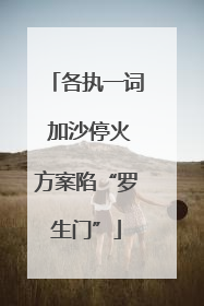 各执一词 加沙停火方案陷“罗生门”