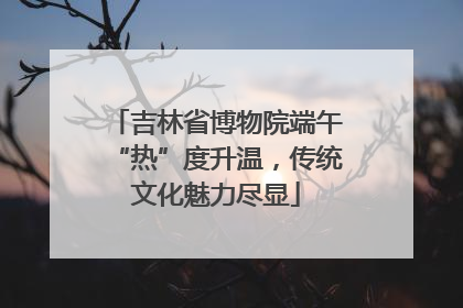 吉林省博物院端午“热”度升温，传统文化魅力尽显