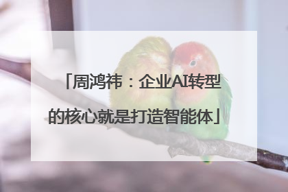 周鸿祎：企业AI转型的核心就是打造智能体