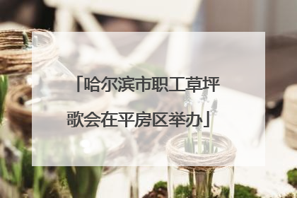 哈尔滨市职工草坪歌会在平房区举办