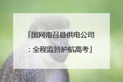 国网南召县供电公司：全程监督护航高考