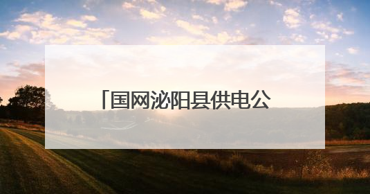 国网泌阳县供电公司闻“汛”出击
