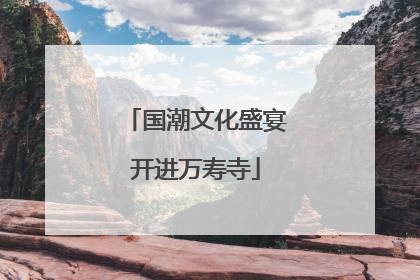 国潮文化盛宴开进万寿寺