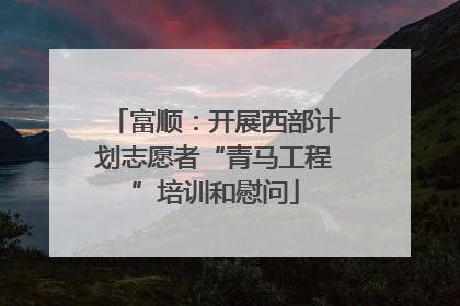 富顺：开展西部计划志愿者“青马工程”培训和慰问