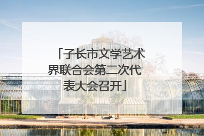 子长市文学艺术界联合会第二次代表大会召开