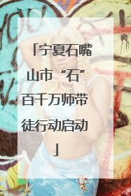 宁夏石嘴山市“石”百千万师带徒行动启动