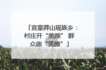 宜章莽山瑶族乡：村庄开“美颜” 群众露“笑颜”
