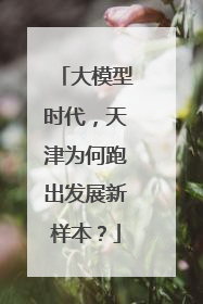 大模型时代，天津为何跑出发展新样本？