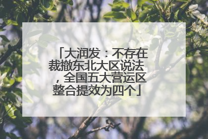 大润发：不存在裁撤东北大区说法，全国五大营运区整合提效为四个