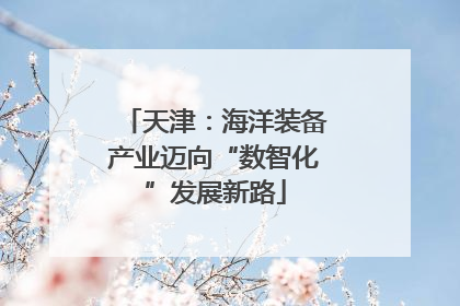 天津：海洋装备产业迈向“数智化”发展新路