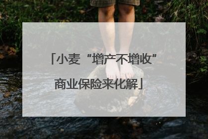 小麦“增产不增收” 商业保险来化解