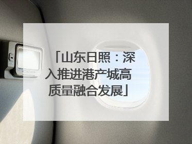 山东日照：深入推进港产城高质量融合发展