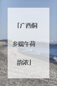 广西侗乡端午荷韵浓