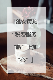 延安黄龙：税费服务“新”上加“心”