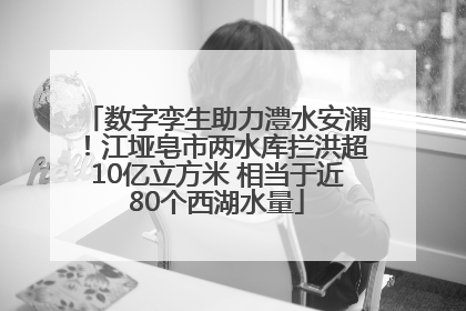 数字孪生助力澧水安澜！江垭皂市两水库拦洪超10亿立方米 相当于近80个西湖水量