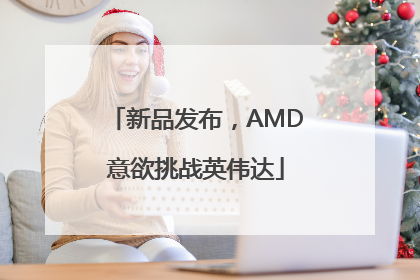 新品发布，AMD意欲挑战英伟达
