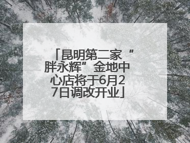 昆明第二家“胖永辉”金地中心店将于6月27日调改开业