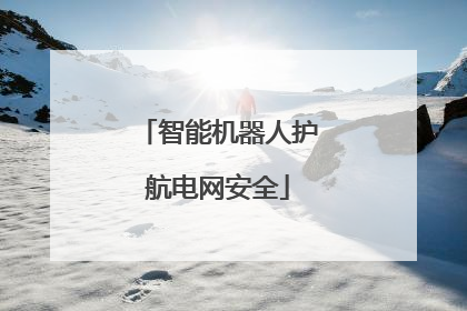 智能机器人护航电网安全