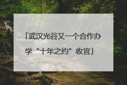 武汉光谷又一个合作办学“十年之约”收官