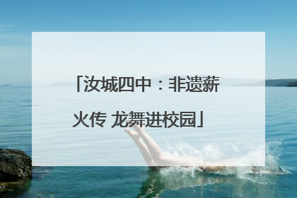 汝城四中：非遗薪火传 龙舞进校园