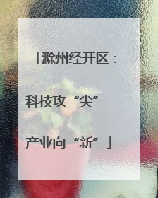 滁州经开区：科技攻“尖” 产业向“新”