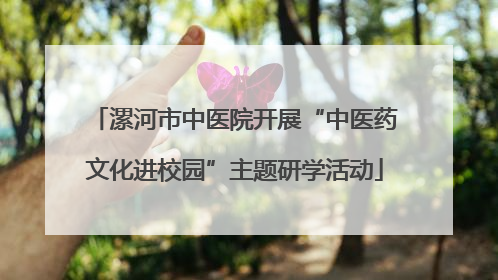 漯河市中医院开展“中医药文化进校园”主题研学活动