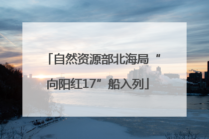 自然资源部北海局“向阳红17”船入列