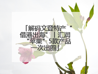 解码文登特产“借港出海”丨汇润“苹果”5款产品一次出圈